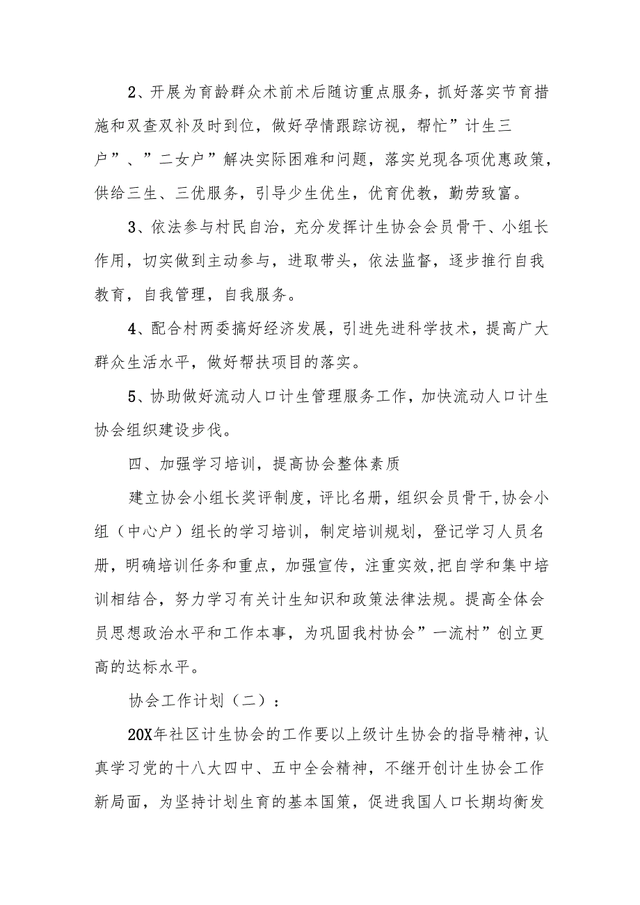 协会工作计划(精选6篇).docx_第3页