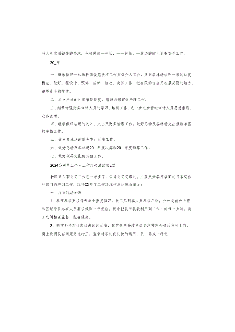 2024公司员工个人工作报告总结.docx_第3页