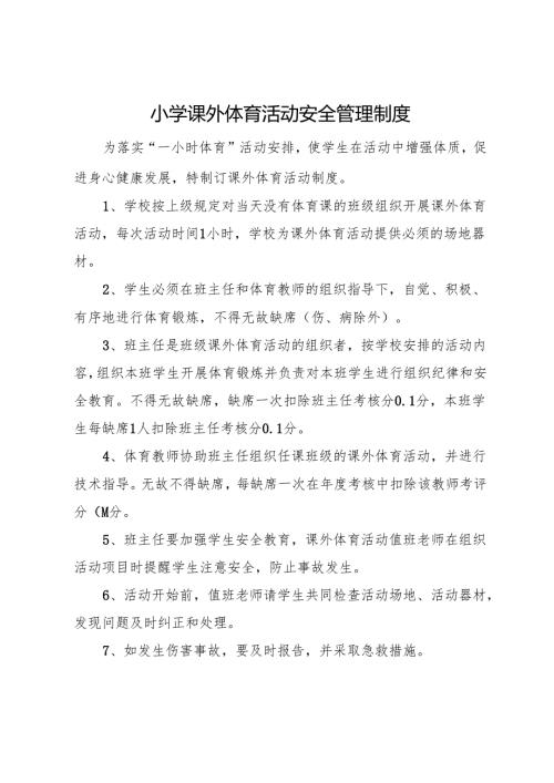 2025小学课外体育活动安全管理制度.docx