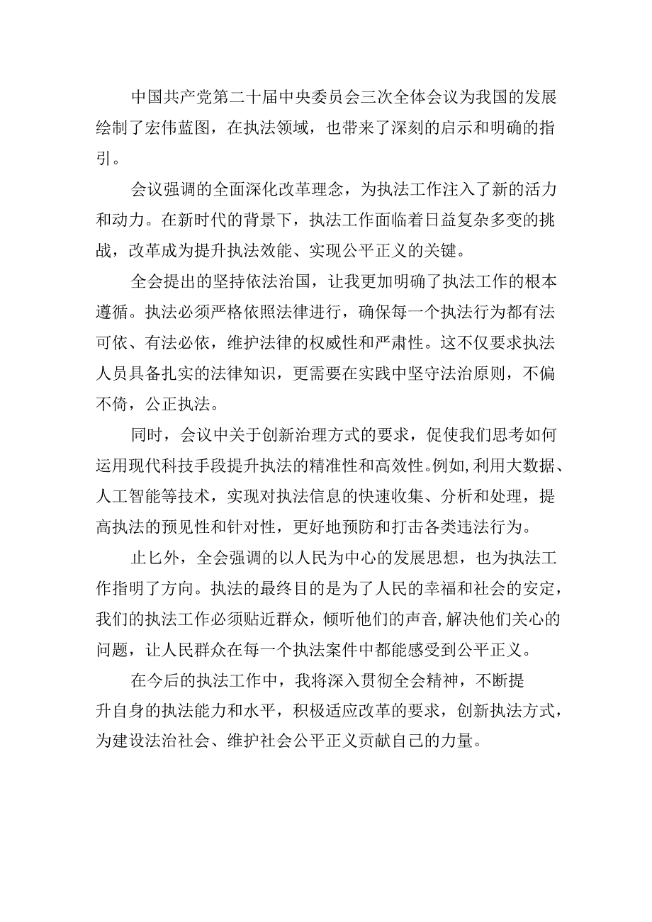 （11篇）经济侦查大队大队长学习二十届三中全会精神研讨发言范文.docx_第2页