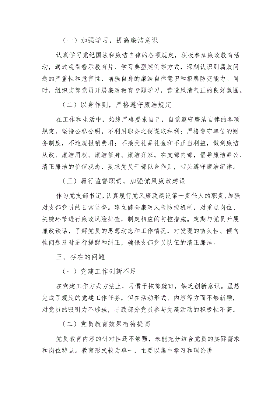 2024党支部书记述职述廉报告.docx_第3页