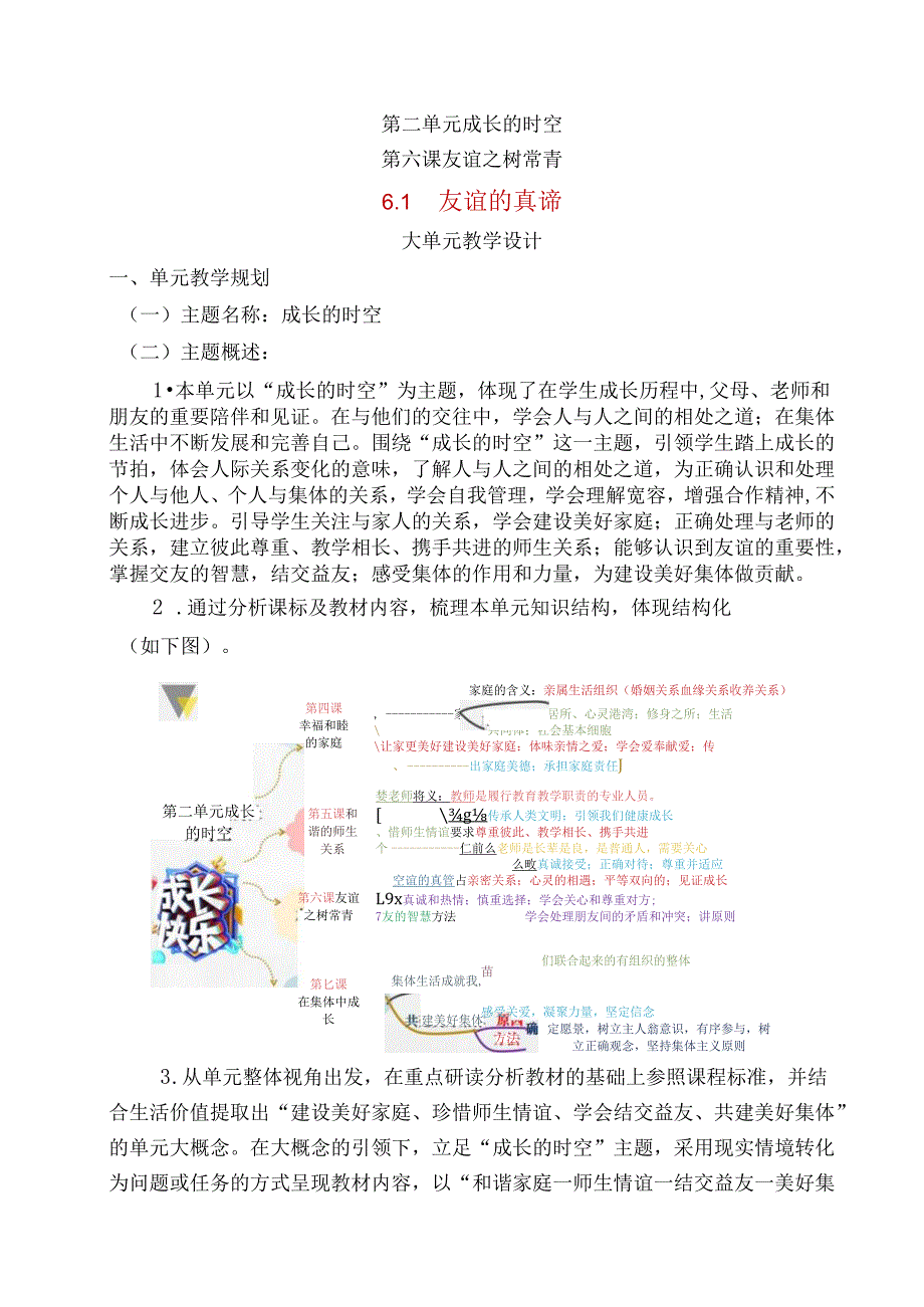 全国赛课一等奖统编版七年级道德与法治上册（人教2024年）《友谊的真谛》教学设计.docx_第1页