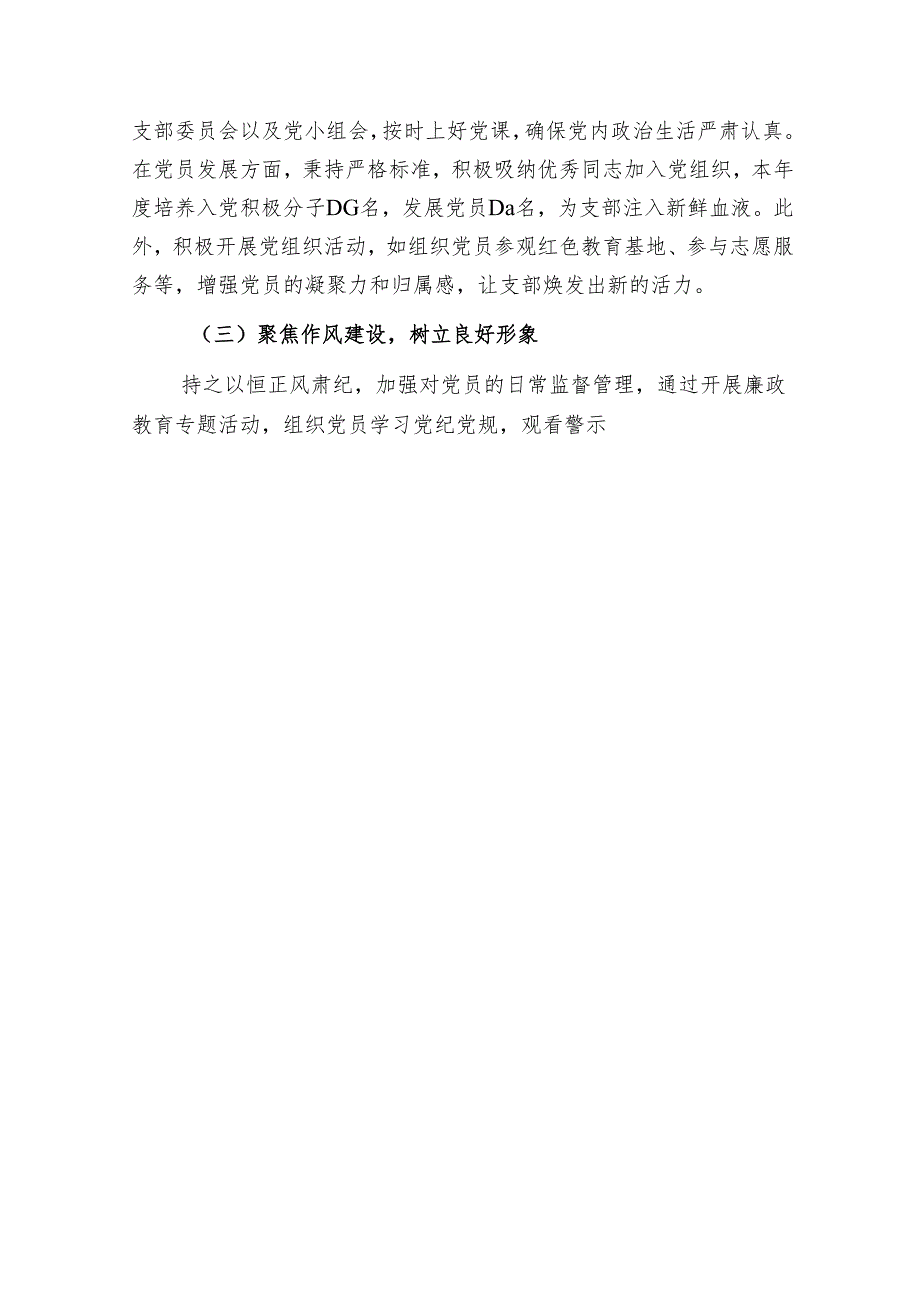 2024党支部抓基层党建述职报告（详细版）.docx_第2页