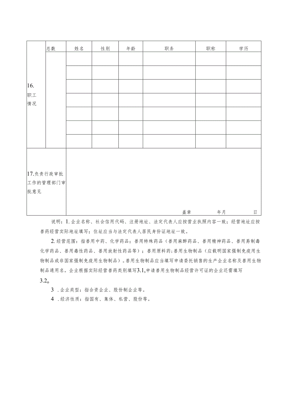 四川省兽药经营质量管理规范检查验收申请表、检查验收评定标准、评定表.docx_第3页