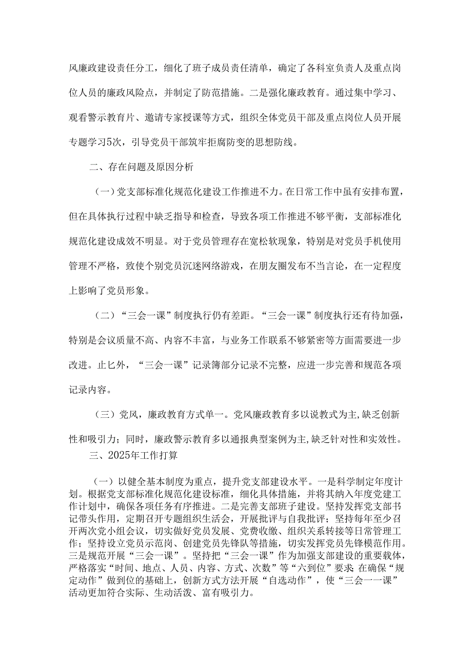 2024年党支部党建工作总结文稿【二份】可参考.docx_第2页