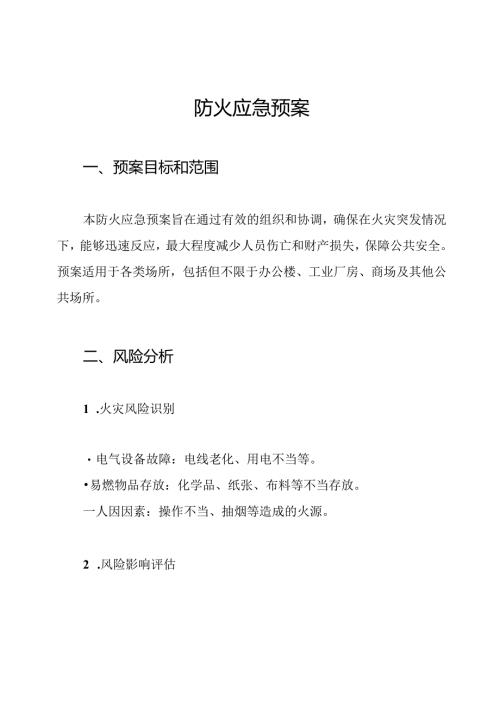 防火应急预案.docx