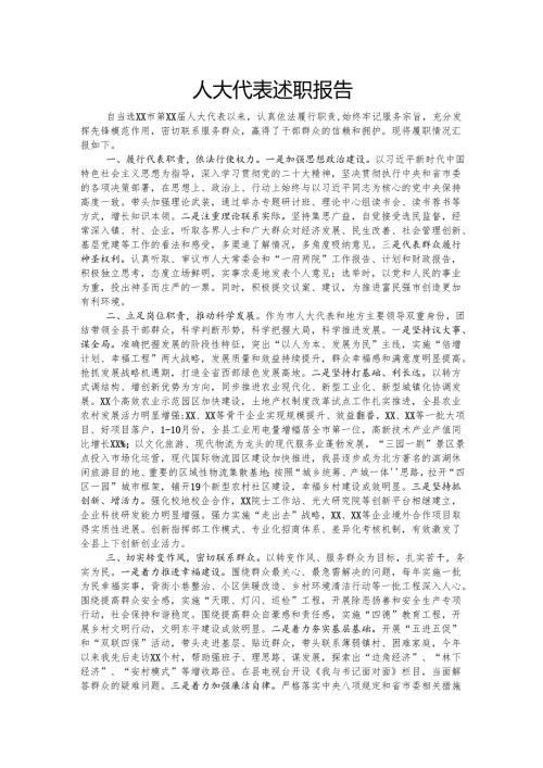 人大代表述职报告.docx