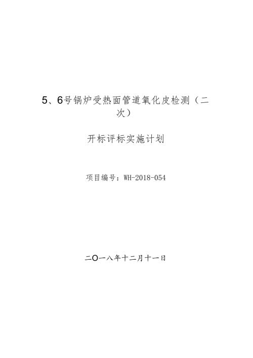 工程服务项目竞争性报价开标评标实施计划5.14.docx