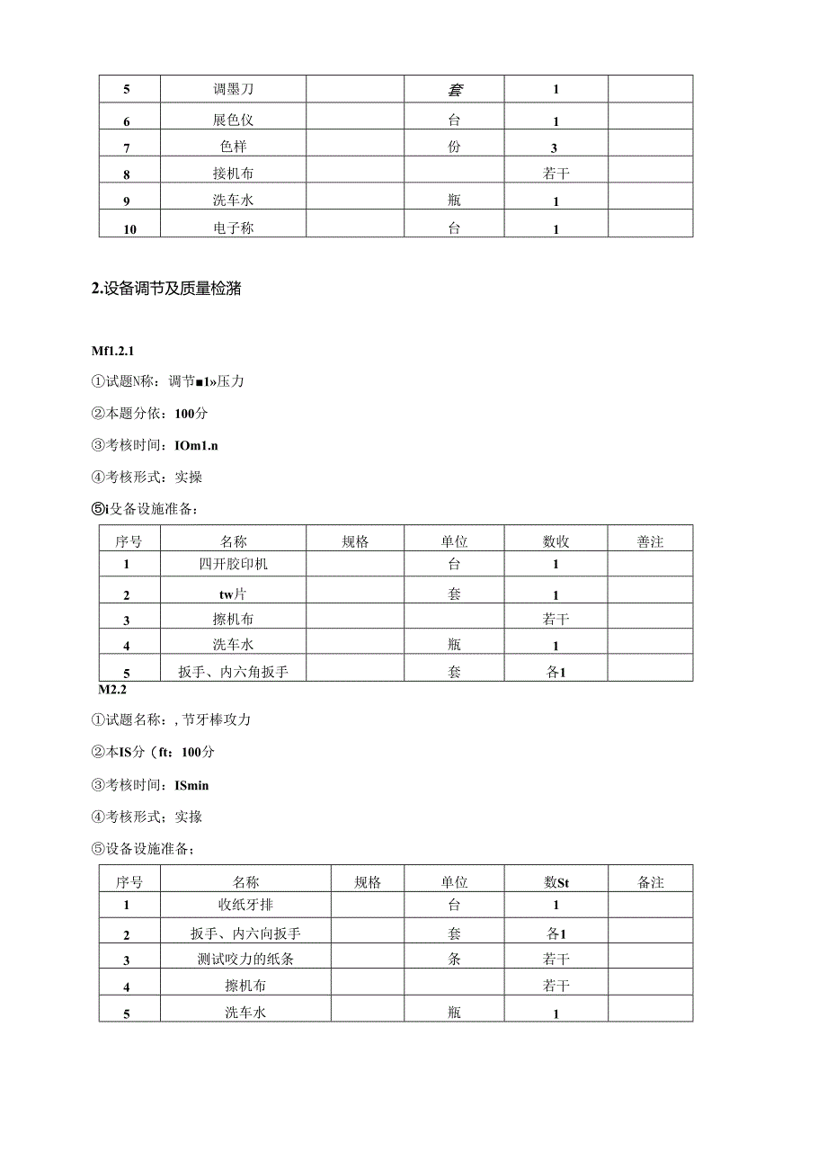 2024年山东省职业技能等级认定试卷 真题 印刷操作员（平版印刷员） 三级（高级）技能考核-B卷考场准备通知单.docx_第3页