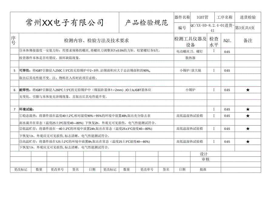 IGBT管进货检验标准.docx_第3页