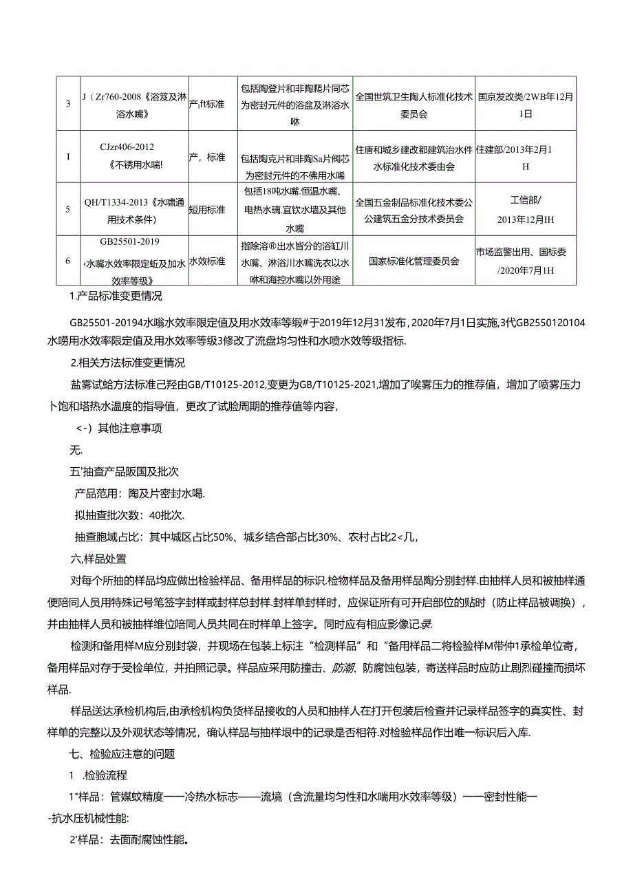 陶瓷片密封水嘴产品质量监督抽查方案.docx_第3页