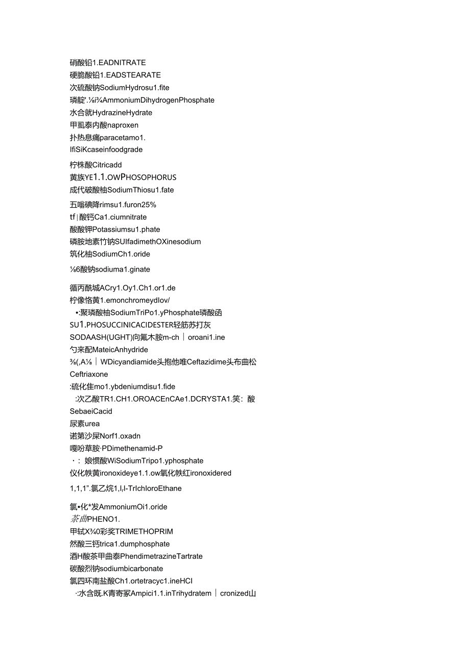 化工原料中英文对照词汇表7793910.docx_第3页