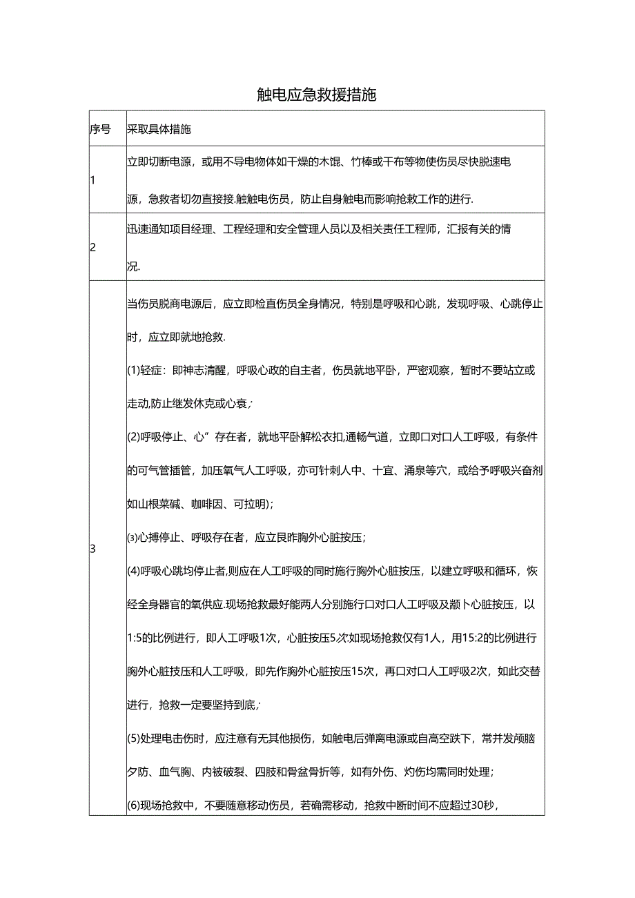 触电应急救援措施.docx_第1页