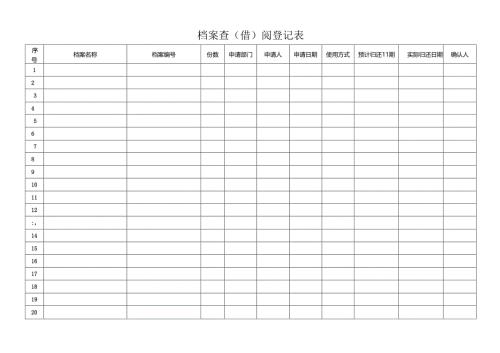 档案查（借）阅登记表.docx