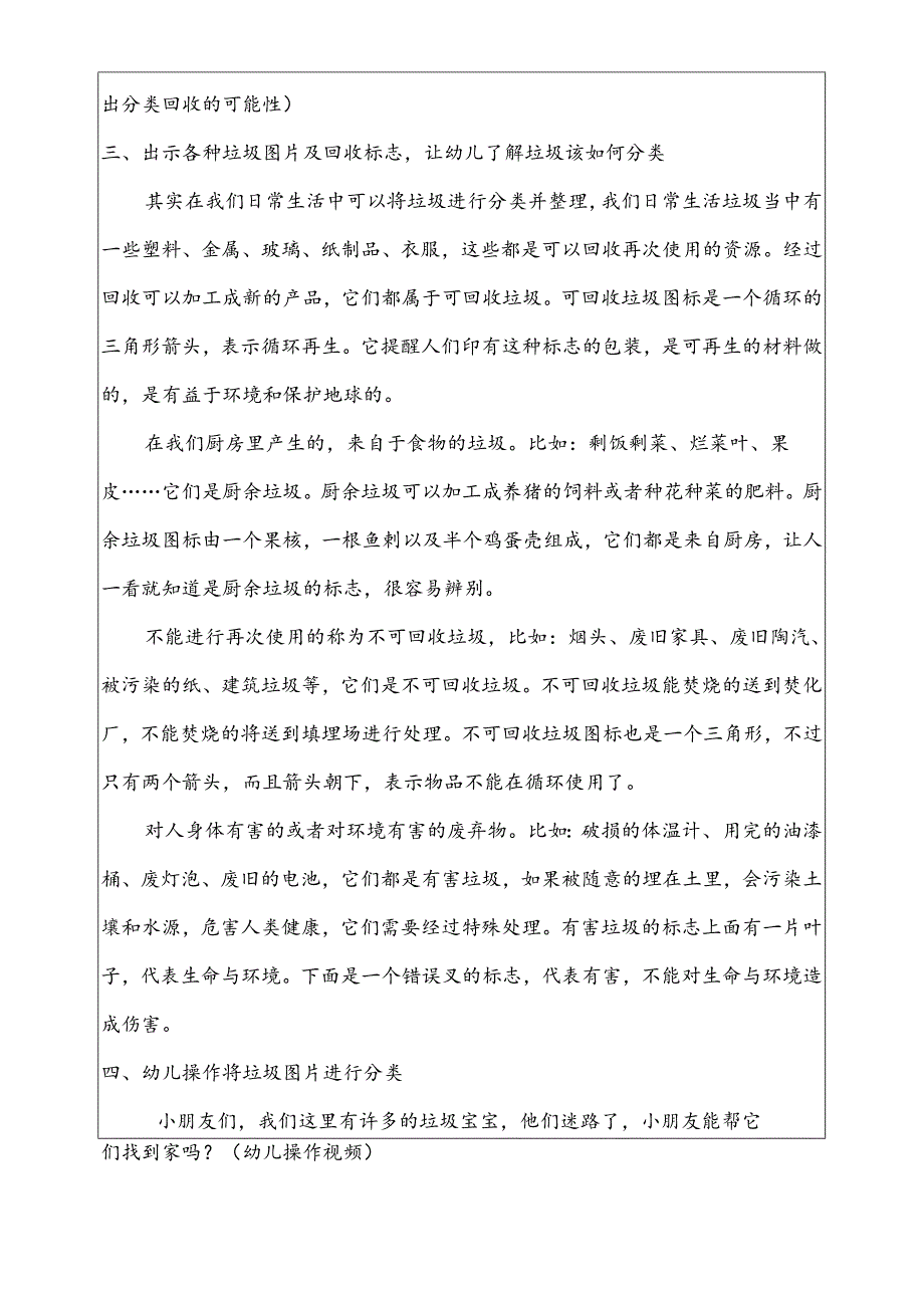 幼儿园大班社会活动《垃圾分类》微教案.docx_第2页