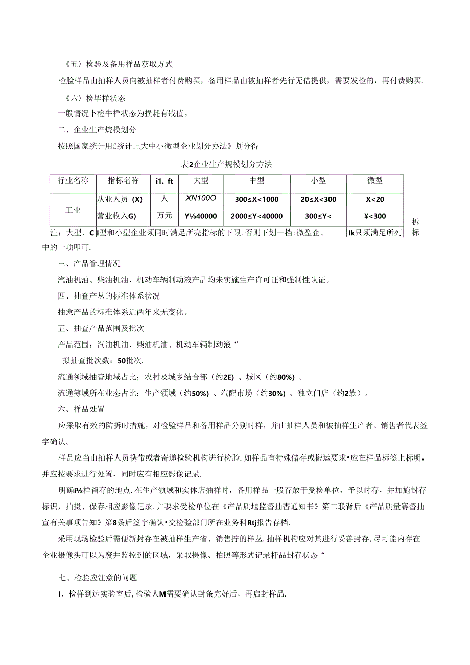 润滑油产品质量监督抽查方案.docx_第2页