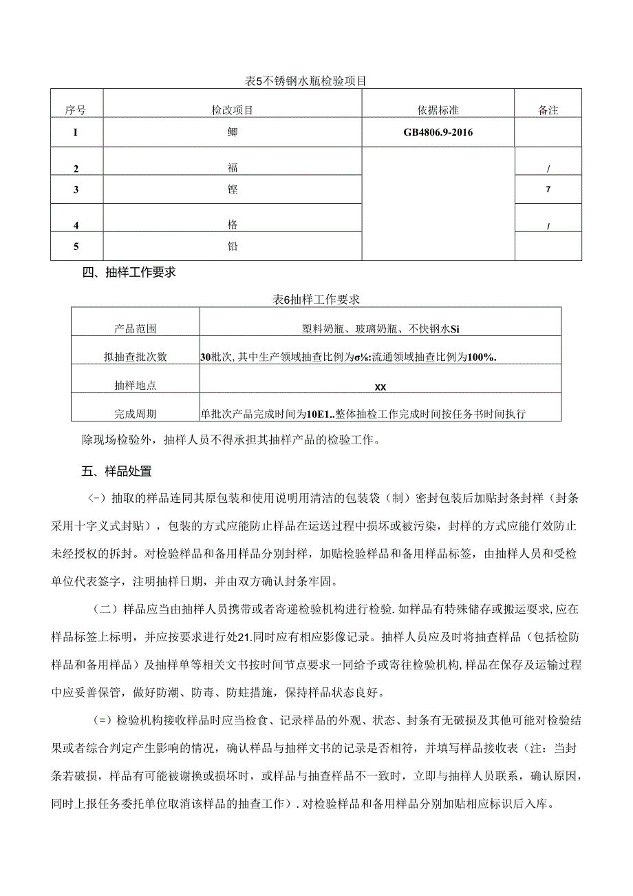 流通领域儿童水瓶、奶瓶产品质量抽查检验实施方案.docx_第3页