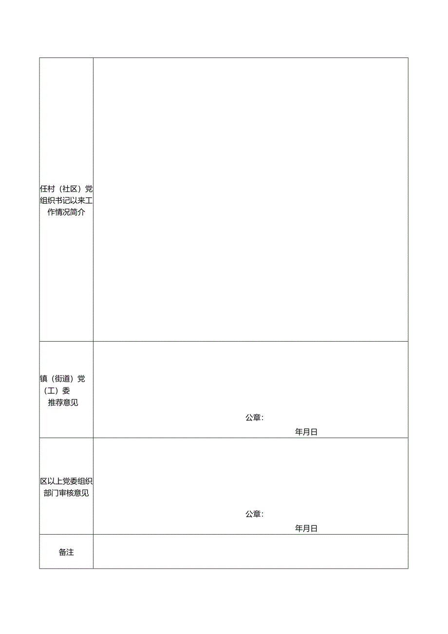 军队转业干部考核情况登记表.docx_第2页