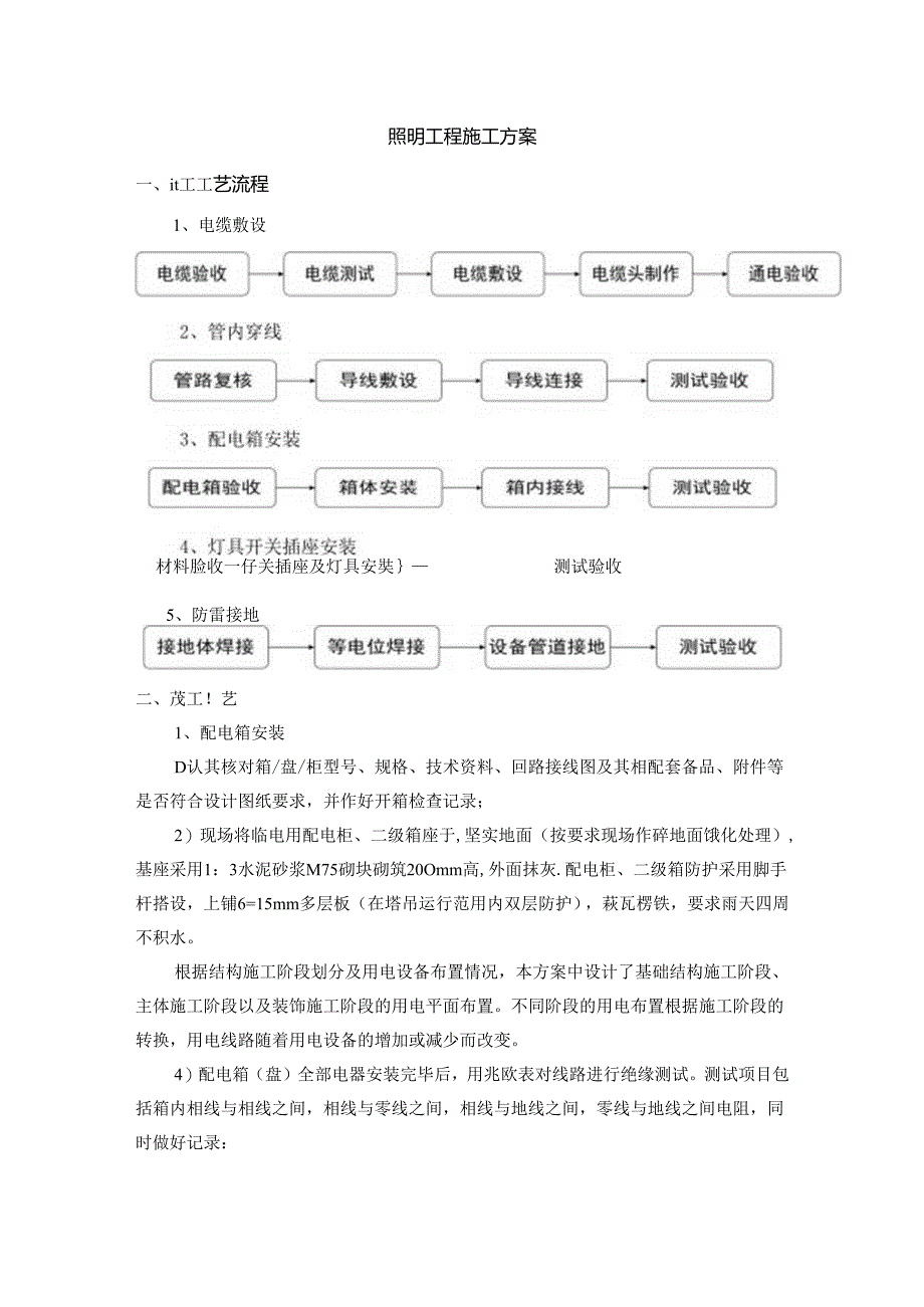照明工程施工方案.docx_第1页