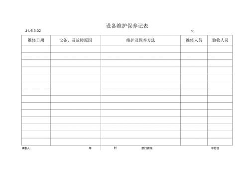 设备维护保养记录.docx