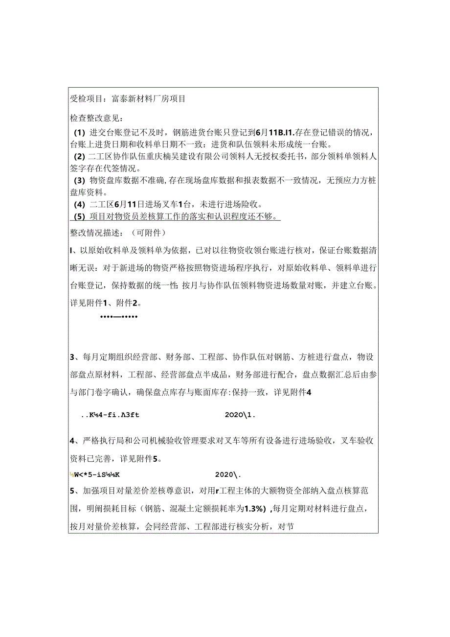 2020年一公局经营专项检查物设部整改回复1.docx_第3页