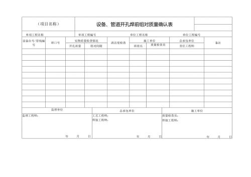 设备、管道开孔焊前组对质量 特殊管道焊缝里口焊接质量确认表.docx
