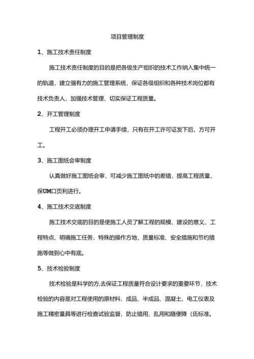 项目管理制度.docx
