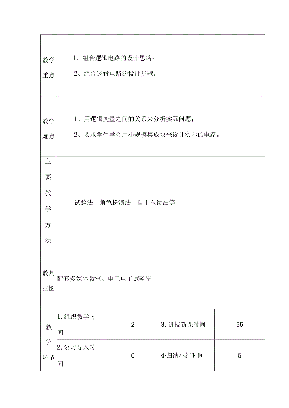 小规模集成电路应用电子教案.docx_第2页