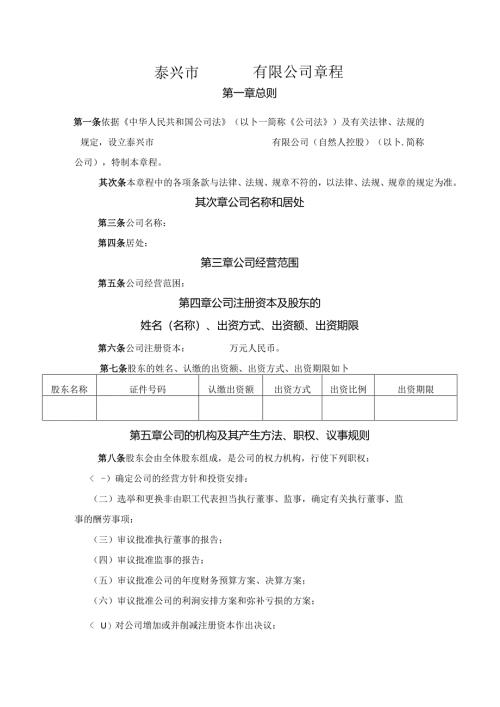 公司章程.docx
