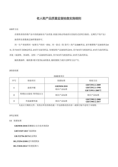 老人鞋产品质量监督抽查实施细则.docx