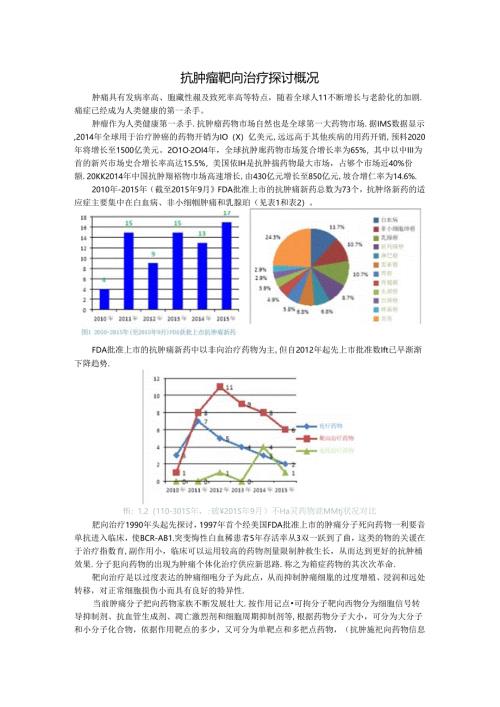 抗肿瘤靶向治疗研究概况.docx