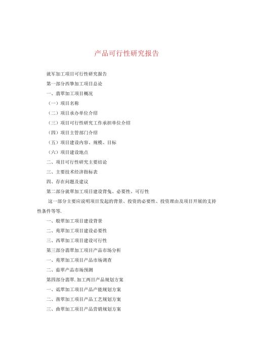 产品可行性研究报告.docx