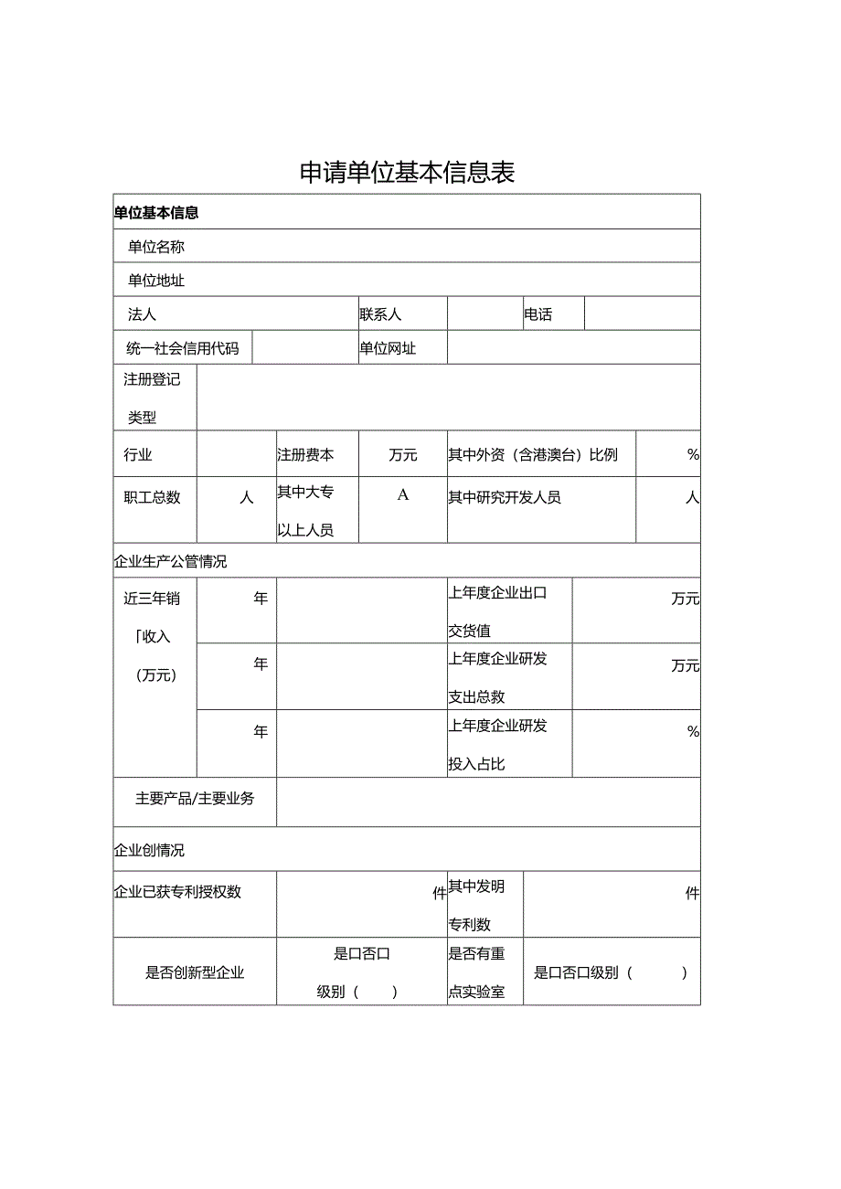 申请单位基本信息表.docx_第1页