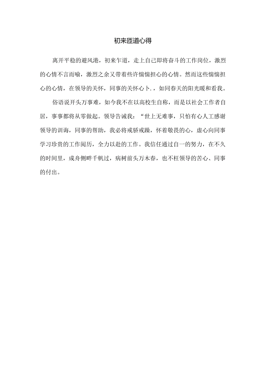 初来匝道心得.docx_第1页