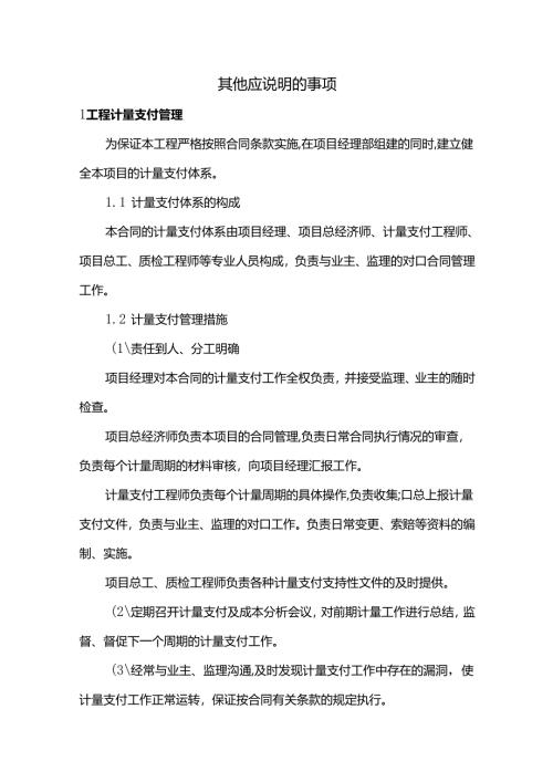 其他应说明的事项（投标）.docx