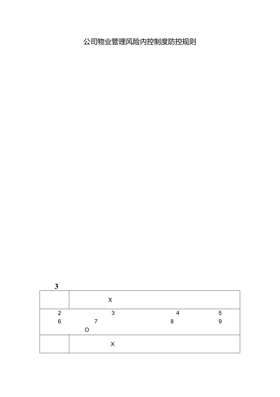 公司物业管理风险内控制度防控规则.docx_第1页