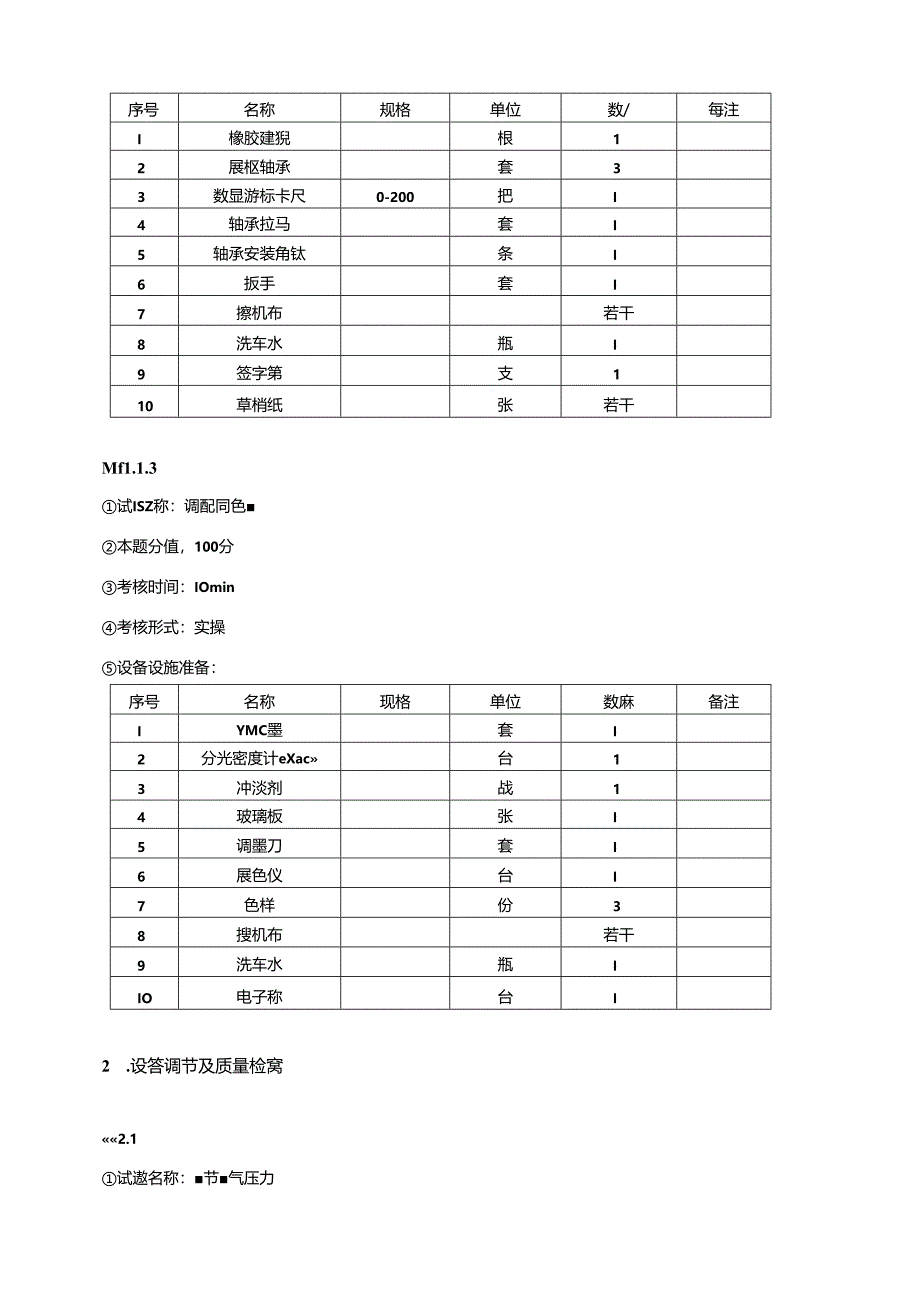 2024年山东省职业技能等级认定试卷 真题 印刷操作员（平版印刷员） 四级（中级）技能考核-D卷考场准备通知单.docx_第3页