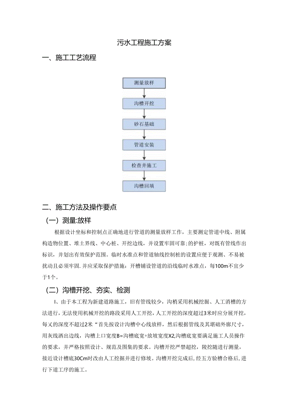 污水工程施工方案.docx_第1页