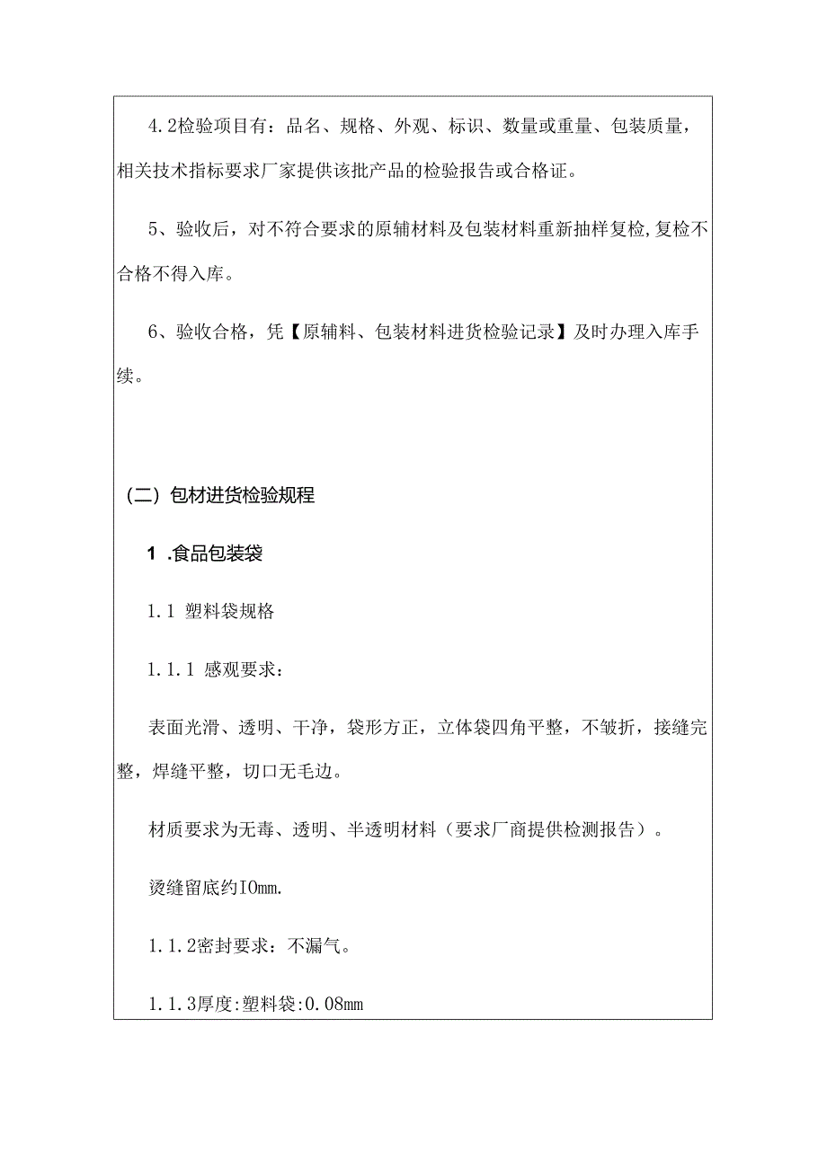 嘉珩食品有限公司食品安全产品检验规程.docx_第2页