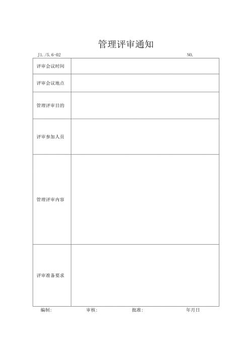 管理评审通知.docx