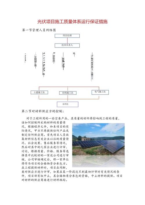 光伏项目施工质量体系运行保证措施.docx