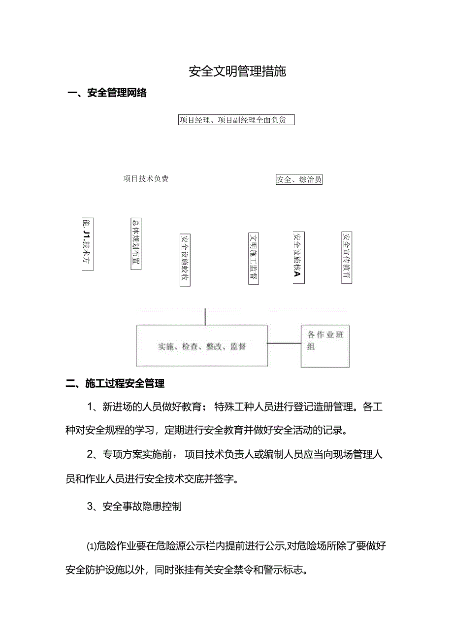 安全文明管理措施.docx_第1页
