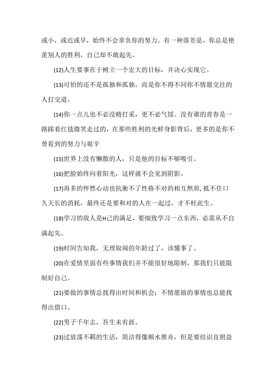 关于正能量的座右铭.docx_第2页