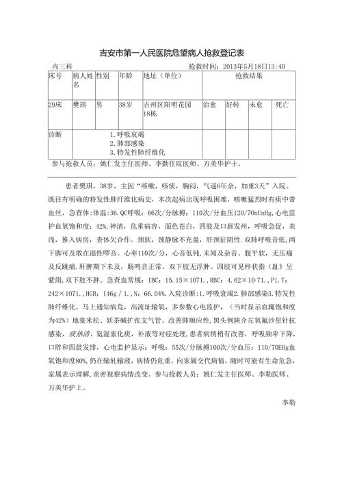 抢救记录模板23220.docx