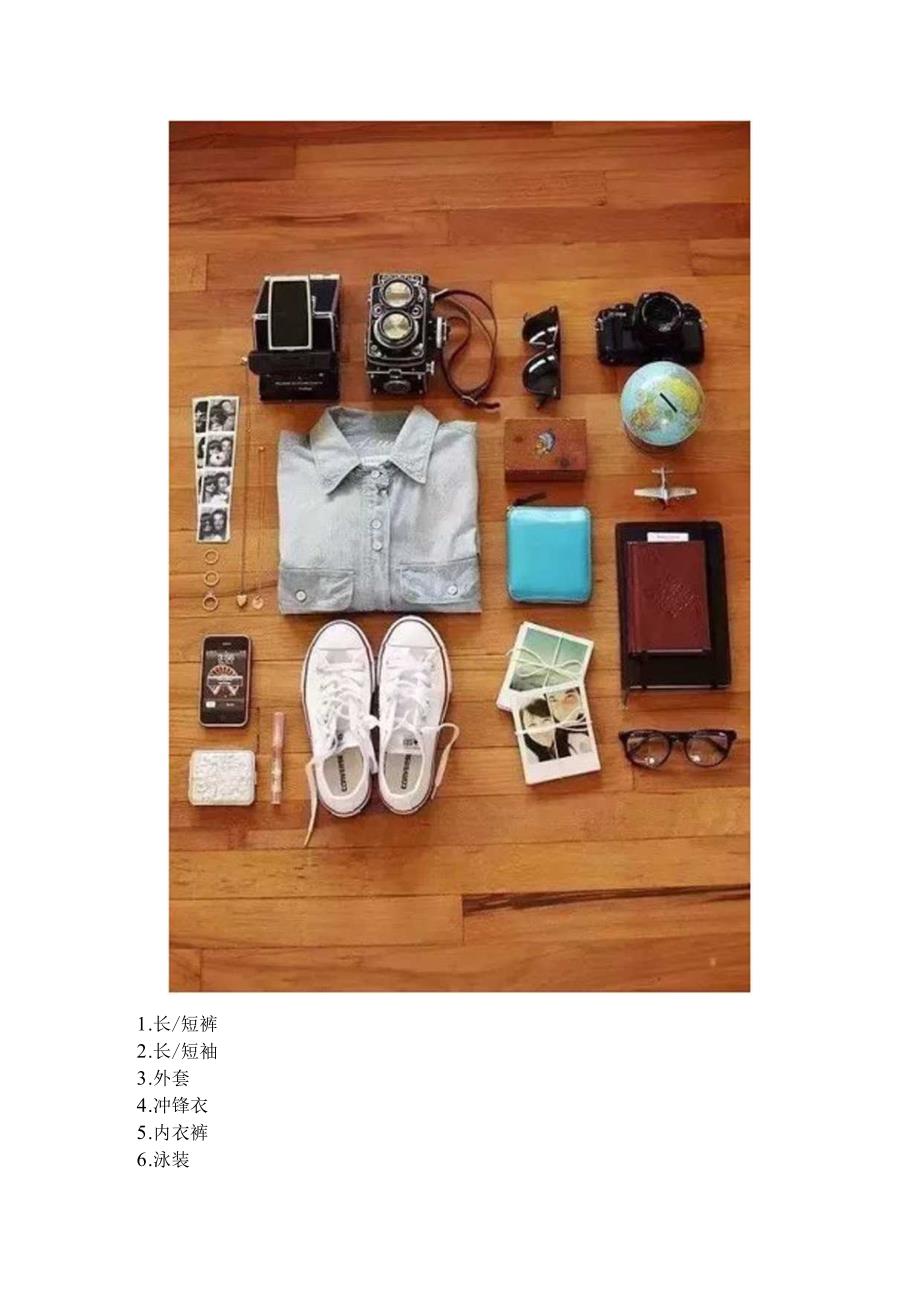 出门旅行,对照这份清单检查一遍就够了.docx_第3页