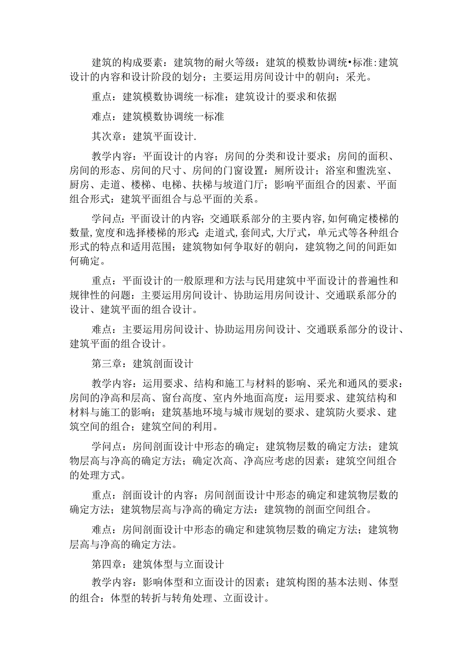 房屋建筑学课程教学大纲.docx_第2页