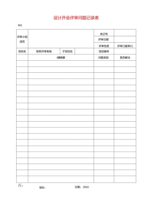 问题评审记录.docx