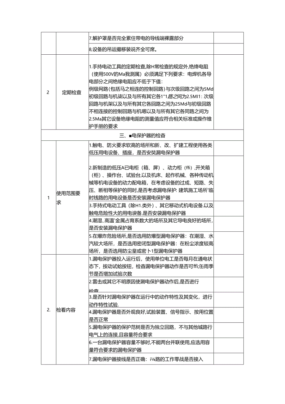 移动式-手持式电动工具及漏电保护器安全隐患排查表.docx_第3页