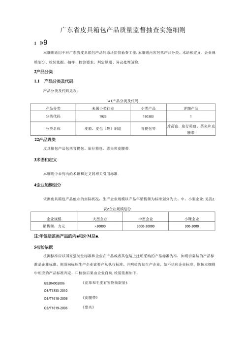 广东省皮具箱包产品质量监督抽查实施细则.docx