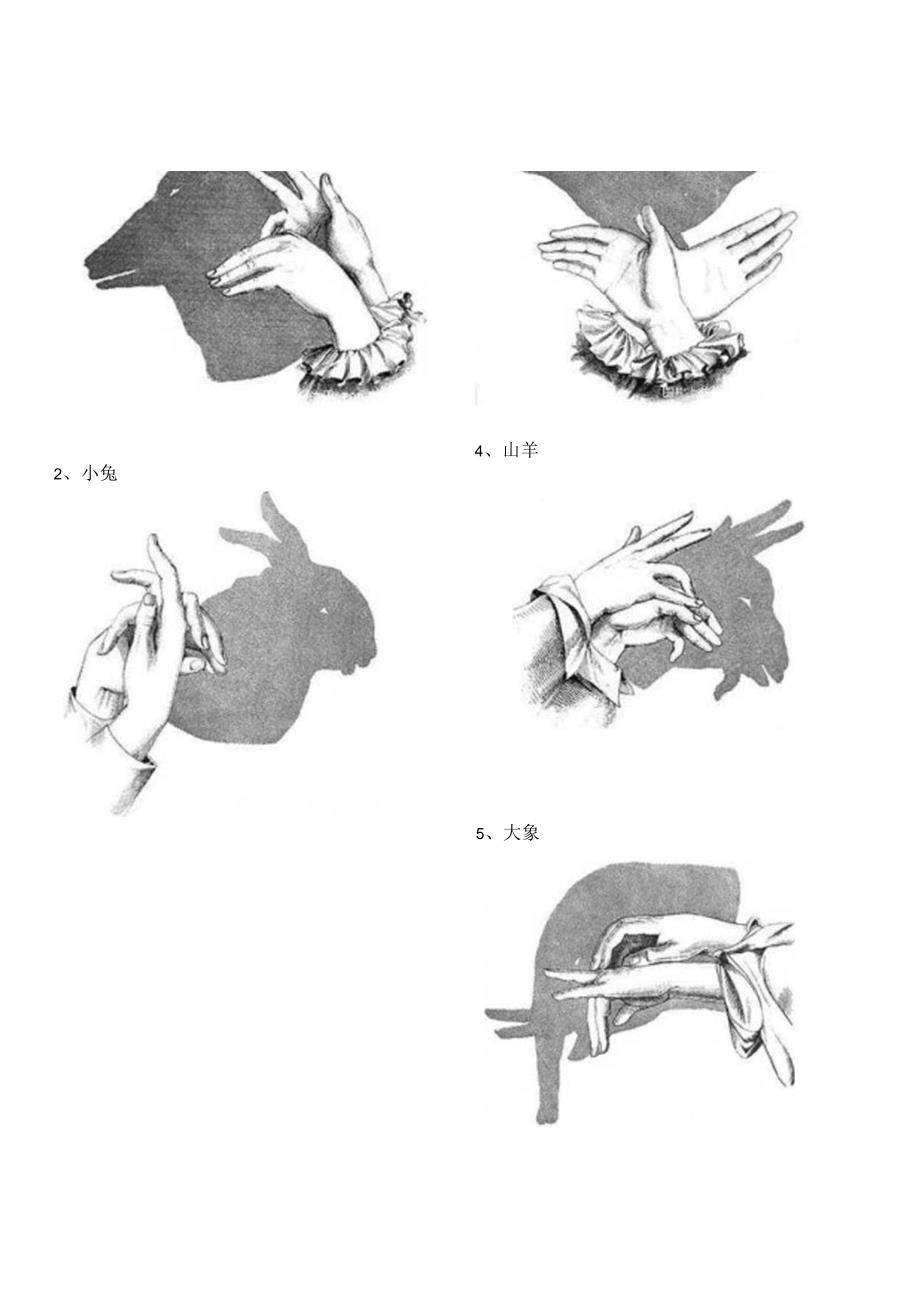 儿童手影(简易打印版).docx_第1页